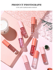 Load image into Gallery viewer, 4 PCS Non-stick Lip Gloss, Lightweight, Long-Lasting Gift Box Lipstick Makeup