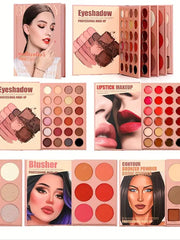 Load image into Gallery viewer, Book-Style Makeup Palette Kit With Sample Looks