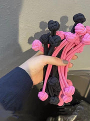 Load image into Gallery viewer, 4 Pcs High Elastic Hair Ties with Knot Ball for Women Teen Girls Hair Accessories