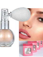Load image into Gallery viewer, Retro Style Highlighter Glitter Powder Spray, High Glossy Makeup Spray