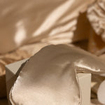 Load image into Gallery viewer, 5 In One Satin Sleep Set - Pillow Case/Eye Cover/Butterfly Knot Slippers/Scrunchies/Hairband
