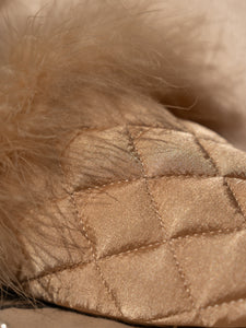 Satin Fluffy Slippers