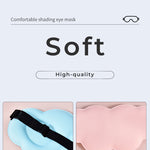 Load image into Gallery viewer, 3D Cloud Sleep Eye Mask for Side Sleeper/ Light Blocking Sleep Masks Eye Shade for Travel Foam
