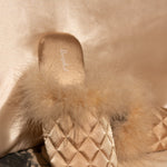 Load image into Gallery viewer, Satin Fluffy Slippers
