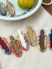 Load image into Gallery viewer, 5PCS No Bend Hair Clips, No Crease Curl Pins, Colorful Bang Seamless Duckbill Barrette
