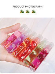 Load image into Gallery viewer, 6 PCS Fruit Flavor Moisturizing Lip Oil Roller, Shiny Lip Balm, Glossy Lipstick Makeup
