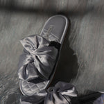 Load image into Gallery viewer, 5 In One Satin Sleep Set - Pillow Case/Eye Cover/Butterfly Knot Slippers/Scrunchies/Hairband
