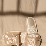 Load image into Gallery viewer, 5 In One Satin Sleep Set - Pillow Case/Eye Cover/Butterfly Knot Slippers/Scrunchies/Hairband
