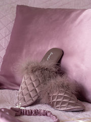 Load image into Gallery viewer, 5 In One Satin Sleep Set - Pillow Case/Eye Cover/Slippers/Scrunchies/Hairband
