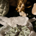 Load image into Gallery viewer, 5 In One Satin Sleep Set - Pillow Case/Eye Cover/Slippers/Scrunchies/Hairband
