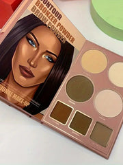 Load image into Gallery viewer, Book-Style Makeup Palette Kit With Sample Looks
