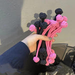 Load image into Gallery viewer, 4 Pcs High Elastic Hair Ties with Knot Ball for Women Teen Girls Hair Accessories
