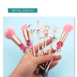 Load image into Gallery viewer, 8 In 1 Sailor Moon Makeup Brush Set with Dust Bag
