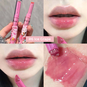 Heart Shaped Lipstick/Lip Gloss Set - 3 PCS Color Cosmetic Glossy Lip Care for Adults