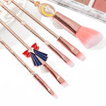 Load image into Gallery viewer, 8 In 1 Sailor Moon Makeup Brush Set with Dust Bag
