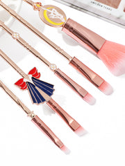 Load image into Gallery viewer, 8 In 1 Sailor Moon Makeup Brush Set with Dust Bag
