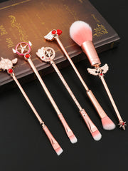 Load image into Gallery viewer, 8 In 1 Sailor Moon Makeup Brush Set with Dust Bag

