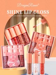Load image into Gallery viewer, 4 PCS Non-stick Lip Gloss, Lightweight, Long-Lasting Gift Box Lipstick Makeup
