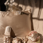 Load image into Gallery viewer, 5 In One Satin Sleep Set - Pillow Case/Eye Cover/Butterfly Knot Slippers/Scrunchies/Hairband
