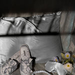 Load image into Gallery viewer, 5 In One Satin Sleep Set - Pillow Case/Eye Cover/Butterfly Knot Slippers/Scrunchies/Hairband
