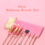 Load image into Gallery viewer, 8 In 1 Sailor Moon Makeup Brush Set with Dust Bag
